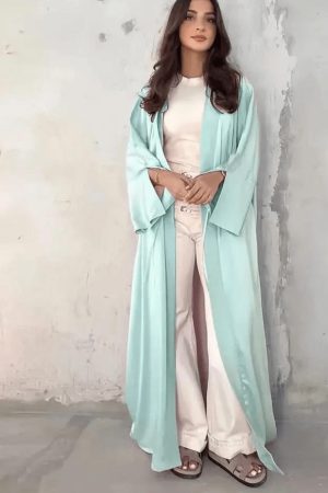 Kimono damskie abaja dla kobiet zielone